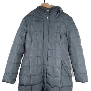 Ankle Length Maxi Puffer Coat Parka 